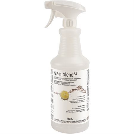Empty Spray Bottle for SaniBlend™ 64 Lemon Cleaner