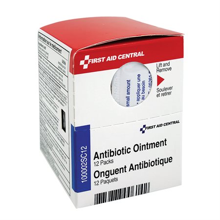 Onguent antibiotique boîte de 12