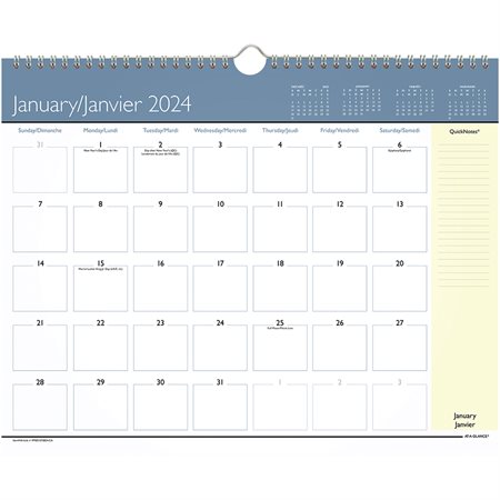 QuickNotes® Wall Calendar (2024)