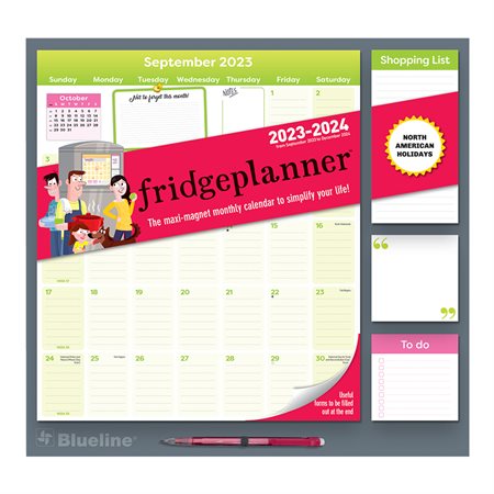 Fridgeplanner Magnet Calendar (2023-2024)