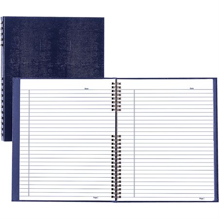 Carnet de notes NotePro 10,75 x 8,5 po 150 pages, bleu