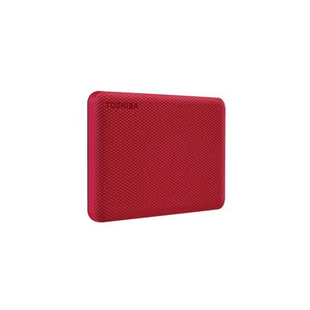 Toshiba Canvio Advanced Portable Hard Drive - 1 TB - Red