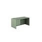 Offices to Go Newland™ Desk With Single Fixed Pedestal - Noce Griggio