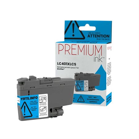 Brother LC401XL Compatible High Yield Original Ink Cartridge cyan