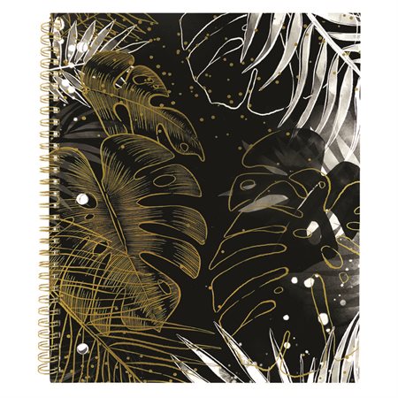 Cahier spirale feuilles tropicales