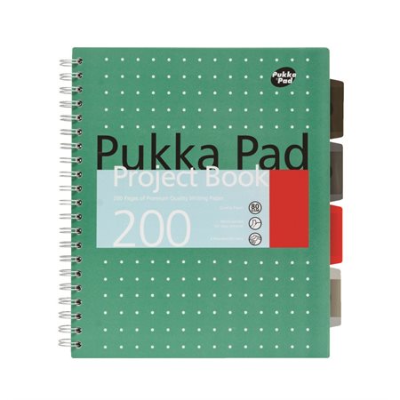 Cahier de projet métallique Pukka Pads
