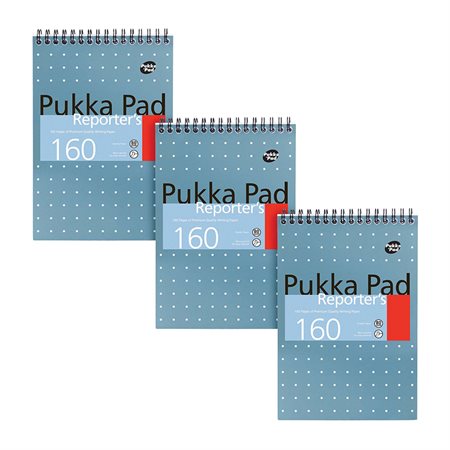 Bloc-notes de journaliste métallique Pukka Pads.