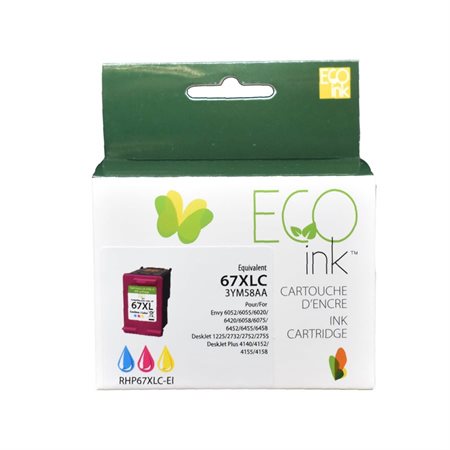 Recycled High Yield Inkjet Cartridge - Tri-color
